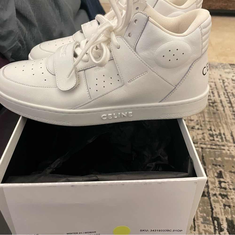 Celine Trainer Shoes - White